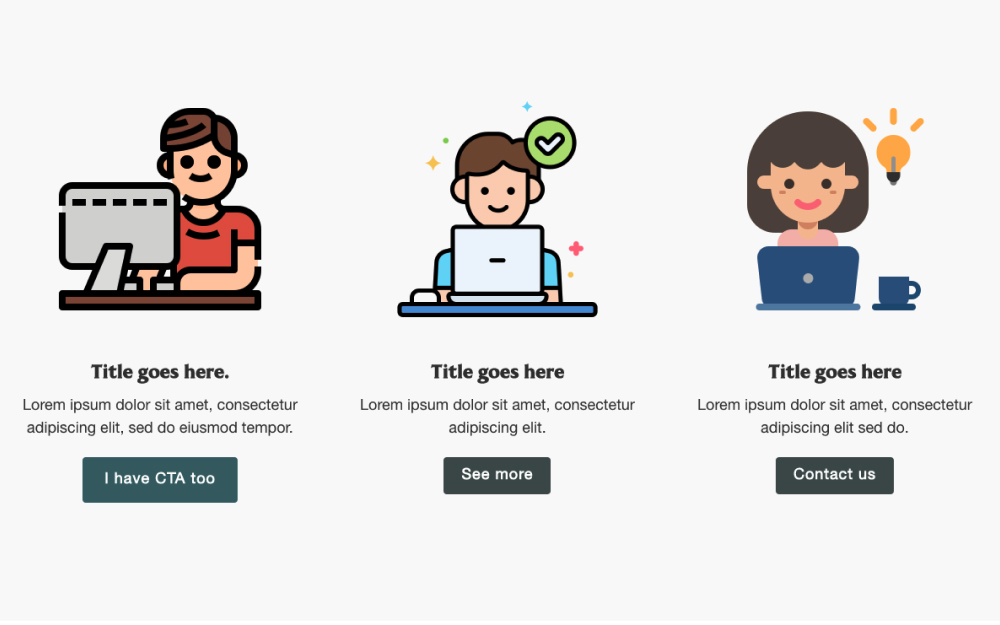 Circle content grid