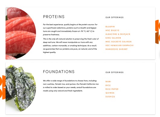 Ingredients List