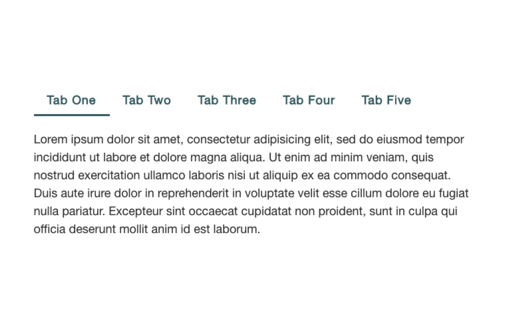Tabs